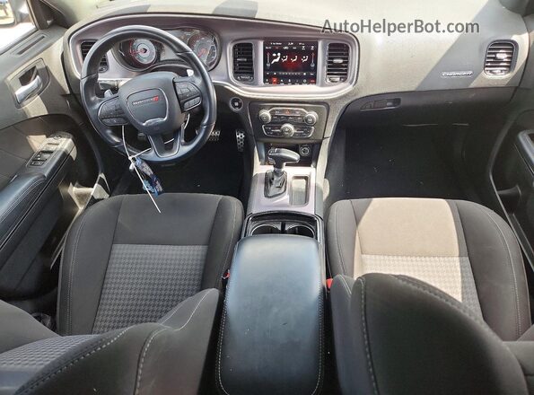 2C3CDXCT7MH643516 2021 DODGE CHARGER Blue Dashboard view