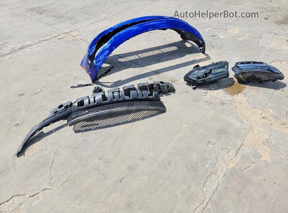 2C3CDXCT7MH643516 2021 DODGE CHARGER Blue Engine compartment view