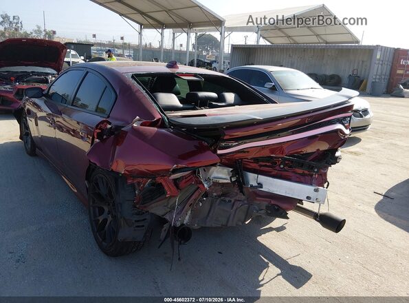 2C3CDXCT7MH643774 2021 DODGE CHARGER Burgundy Front view