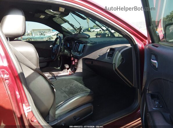 2C3CDXCT7MH643774 2021 DODGE CHARGER Burgundy Front interior view