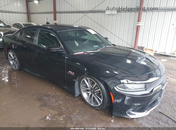 2C3CDXCT7MH672207 2021 DODGE CHARGER Black Вид спереду