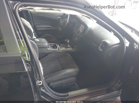 2C3CDXCT7MH672207 2021 DODGE CHARGER Black Вид салону спереду