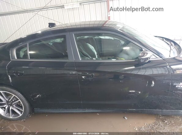 2C3CDXCT7MH672207 2021 DODGE CHARGER Black Вид задньої частини салону