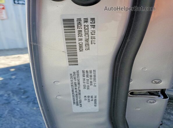 2C3CDXCT7NH183775 2022 DODGE CHARGER Silver Вид підкапотного простору