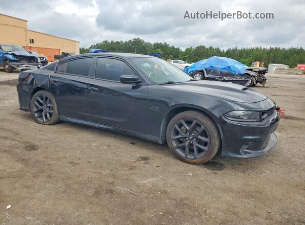 2C3CDXCT7NH221425 2022 DODGE CHARGER Черный Передняя правая четверть