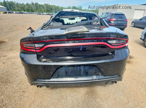 2C3CDXCT7PH524997 2023 DODGE CHARGER Black უკანა ხედი