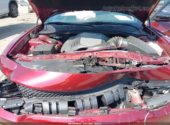 2C3CDXCT7PH663723 2023 DODGE CHARGER Burgundy Вид ззаду