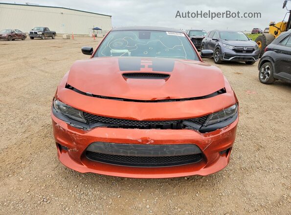2C3CDXCT7PH681705 2023 DODGE CHARGER Оранжевый Вид спереди