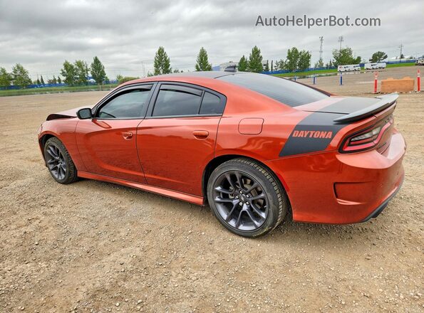 2C3CDXCT7PH681705 2023 DODGE CHARGER Оранжевый Задняя левая четверть