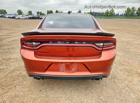 2C3CDXCT7PH681705 2023 DODGE CHARGER Оранжевый Вид сзади