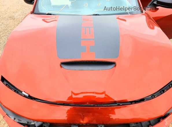 2C3CDXCT7PH681705 2023 DODGE CHARGER Оранжевый Вид задней части салона
