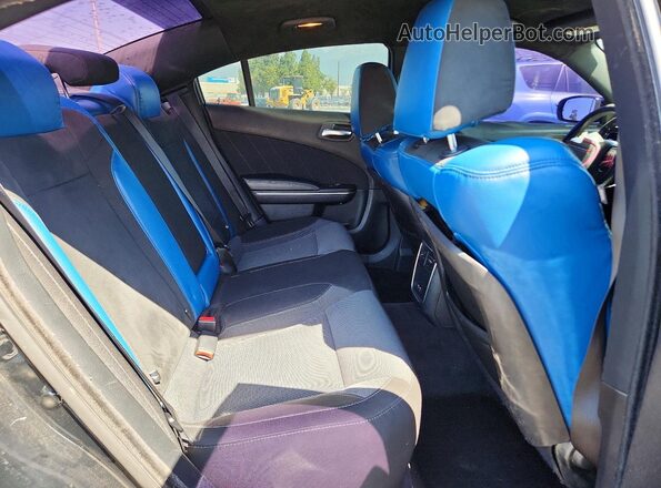 2C3CDXCT8GH285394 2016 DODGE CHARGER Черный Вид задних сидений