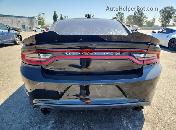 2C3CDXCT8GH285394 2016 DODGE CHARGER Черный Вид сзади