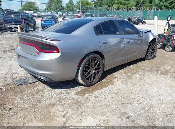 2C3CDXCT8HH559162 2017 DODGE CHARGER Silver Trasero derecho