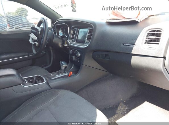 2C3CDXCT8HH559162 2017 DODGE CHARGER Silver Vista interior delantera