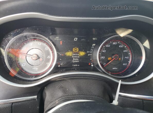 2C3CDXCT8JH124809 2018 DODGE CHARGER Gray Widok zestawu wskaźników
