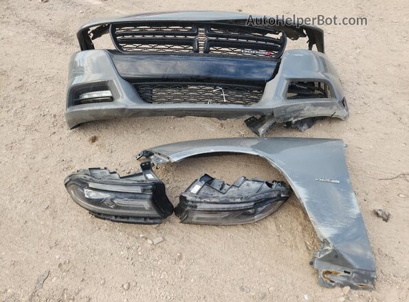 2C3CDXCT8JH124809 2018 DODGE CHARGER Gray Widok komory silnika