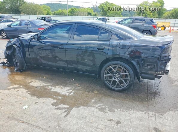 2C3CDXCT8JH203428 2018 DODGE CHARGER Black Rear left