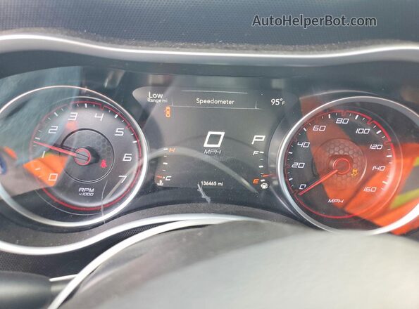2C3CDXCT8JH203428 2018 DODGE CHARGER Black Instrument cluster view