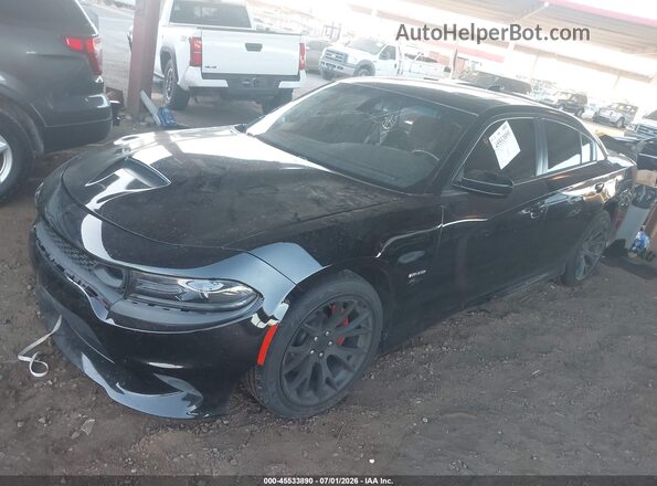 2C3CDXCT8KH584151 2019 DODGE CHARGER Black Передня ліва чверть