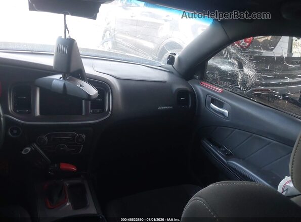 2C3CDXCT8KH584151 2019 DODGE CHARGER Black Вид салону спереду