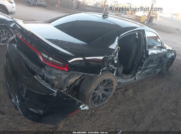 2C3CDXCT8KH584151 2019 DODGE CHARGER Black Задня права чверть