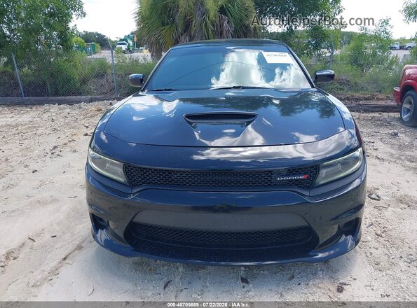 2C3CDXCT8KH721590 2019 DODGE CHARGER Black Widok z przodu