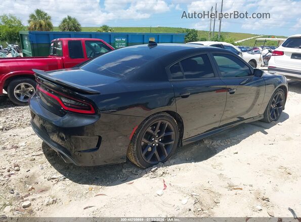 2C3CDXCT8KH721590 2019 DODGE CHARGER Black Tył prawy