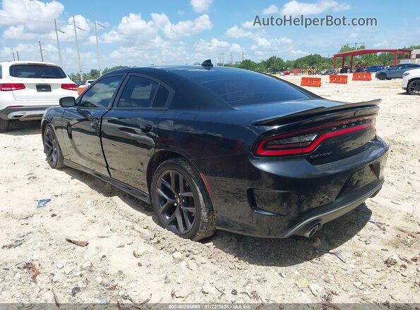 2C3CDXCT8KH721590 2019 DODGE CHARGER Black Tył lewy