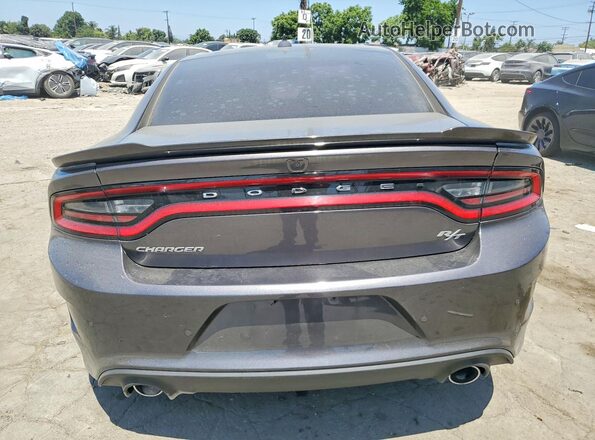 2C3CDXCT8LH163032 2020 DODGE CHARGER Gray Vista trasera