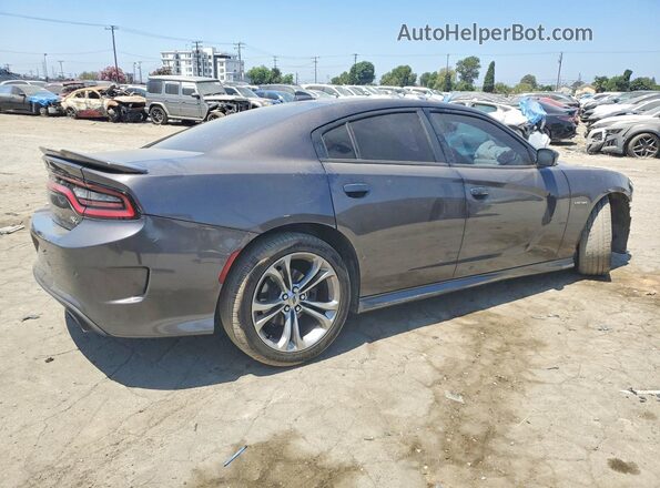 2C3CDXCT8LH163032 2020 DODGE CHARGER Gray Trasero derecho