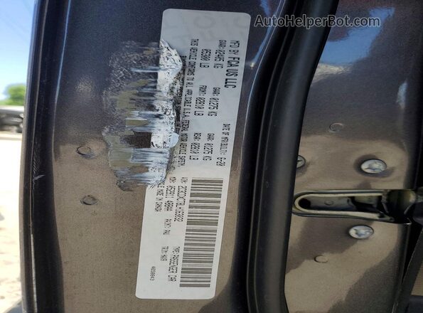 2C3CDXCT8LH163032 2020 DODGE CHARGER Gray Vista de la etiqueta del VIN