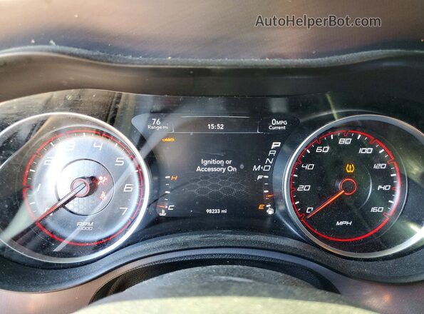 2C3CDXCT8MH517911 2021 DODGE CHARGER White Instrument cluster view