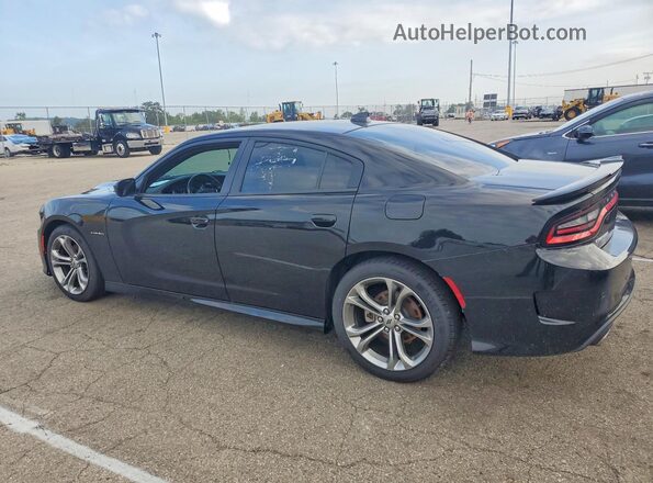 2C3CDXCT8MH605910 2021 DODGE CHARGER Black Tył lewy