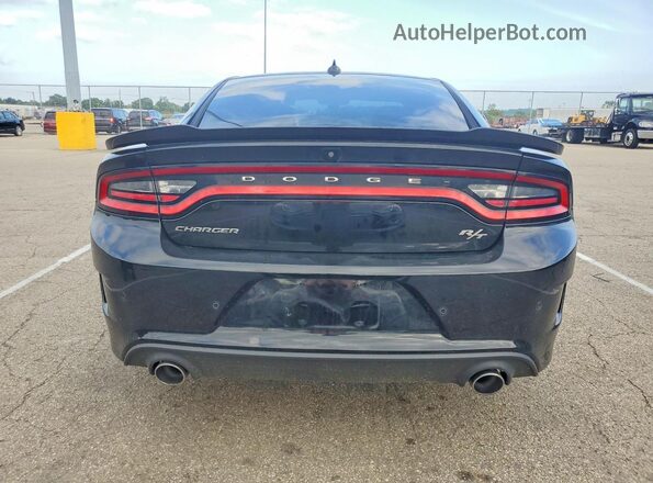 2C3CDXCT8MH605910 2021 DODGE CHARGER Black Widok z tyłu