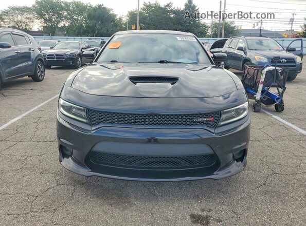 2C3CDXCT8MH605910 2021 DODGE CHARGER Black Widok z przodu