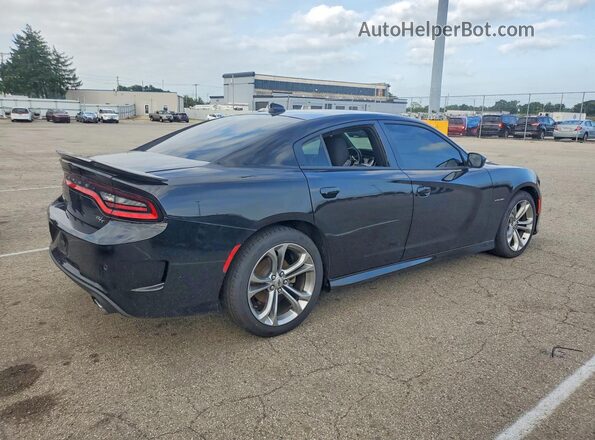 2C3CDXCT8MH605910 2021 DODGE CHARGER Black Tył prawy