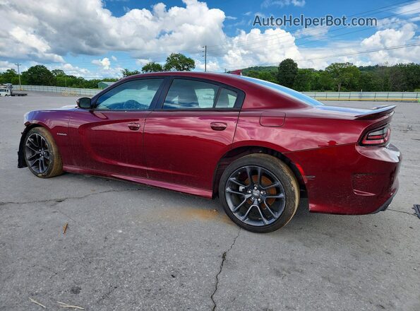 2C3CDXCT8MH675018 2021 DODGE CHARGER Бордовый Задняя левая четверть