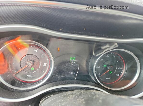 2C3CDXCT8MH675018 2021 DODGE CHARGER Бордовый Вид щитка приборов