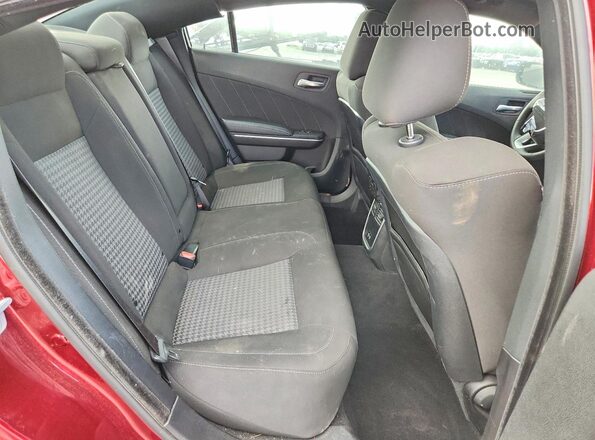 2C3CDXCT8MH675018 2021 DODGE CHARGER Бордовый Вид задних сидений
