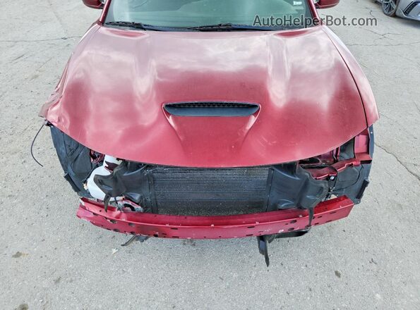 2C3CDXCT8MH675018 2021 DODGE CHARGER Бордовый Вид задней части салона
