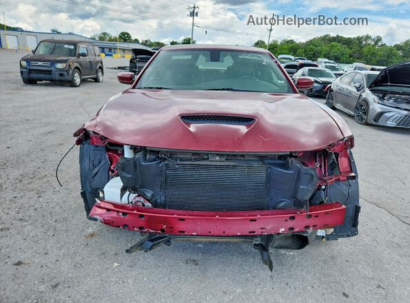 2C3CDXCT8MH675018 2021 DODGE CHARGER Бордовый Вид спереди