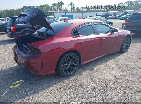 2C3CDXCT8NH261707 2022 DODGE CHARGER Burgundy Հետևի աջ