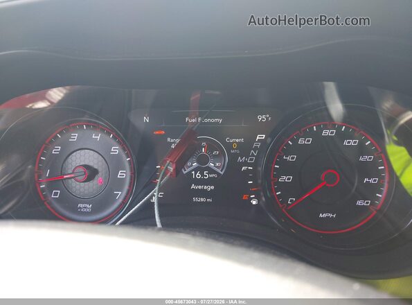 2C3CDXCT8NH261707 2022 DODGE CHARGER Burgundy Հետևի նստատեղերի տեսք