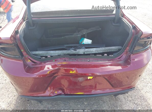 2C3CDXCT8NH261707 2022 DODGE CHARGER Burgundy Դիմացի տեսք