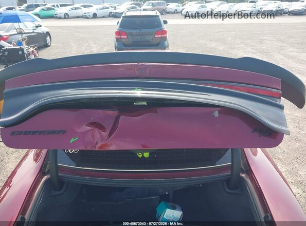 2C3CDXCT8NH261707 2022 DODGE CHARGER Burgundy 
