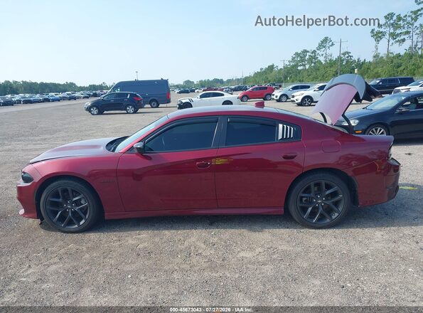 2C3CDXCT8NH261707 2022 DODGE CHARGER Burgundy Սալոնի 360 աստիճան տեսք