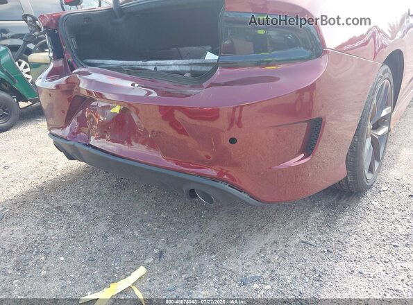 2C3CDXCT8NH261707 2022 DODGE CHARGER Burgundy 