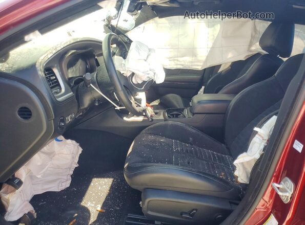 2C3CDXCT8PH580432 2023 DODGE CHARGER Burgundy Vista interior delantera