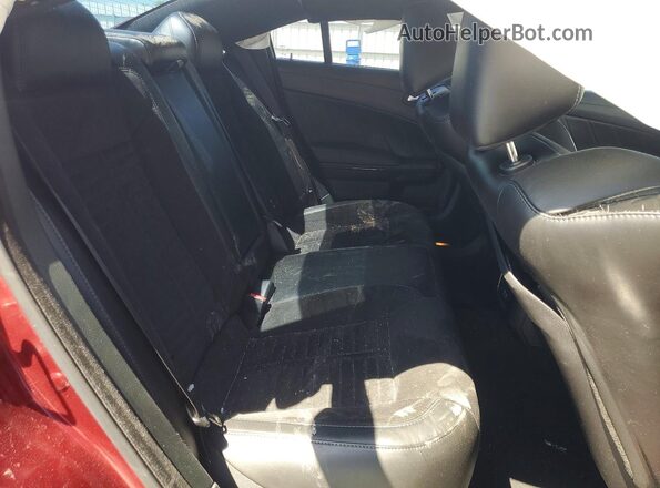 2C3CDXCT8PH580432 2023 DODGE CHARGER Burgundy Vista de los asientos traseros